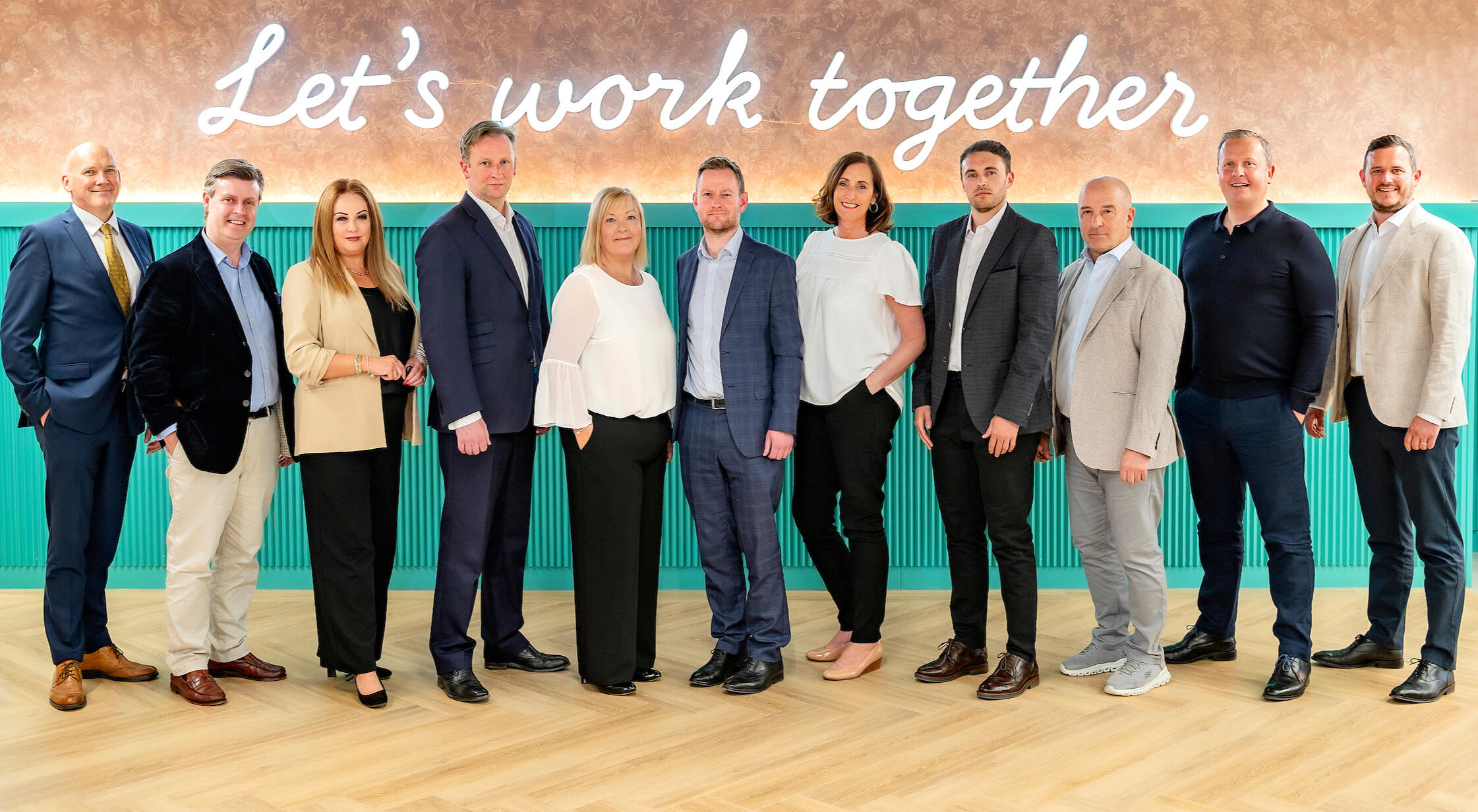 Let's Work Together Picture of the Pacific Legal Team with the Title Let's Work together.